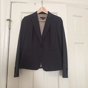 Grey Ann Taylor suit jacket, 2 petite