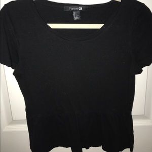 Forever 21 black short sleeve
