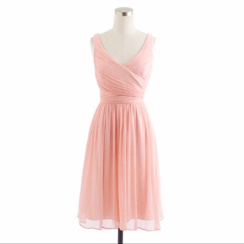 J. CREW 💐 NWOT Beautiful Dress in Blush Sz 8/10