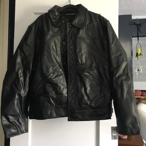 DKNY Men's Leather Jacket