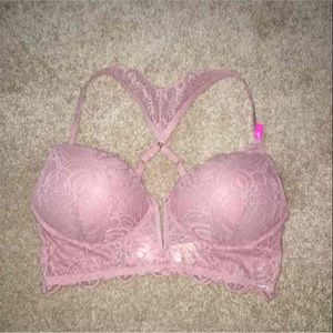 NEW PINK date push up bralette