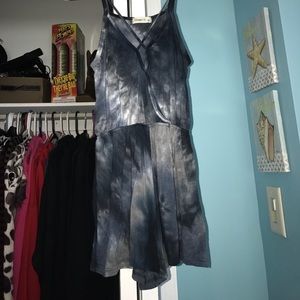 Comfy grey tie dye romper