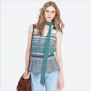 NWT DIANE Von FURSTENBURG DVF Silk Blend Top