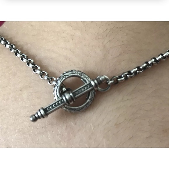 💯 KONSTANTINO SILVER CHAIN W/GOLD DETAILS - Picture 3 of 4