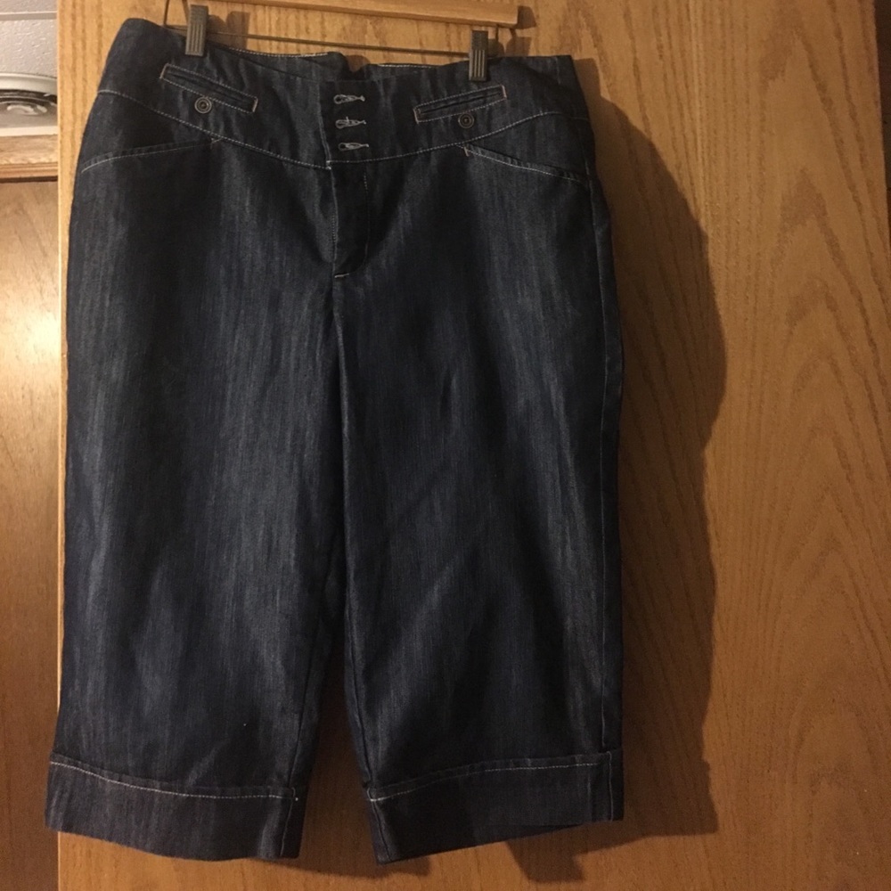 NWOT Riders by Lee Capris Size 13/14