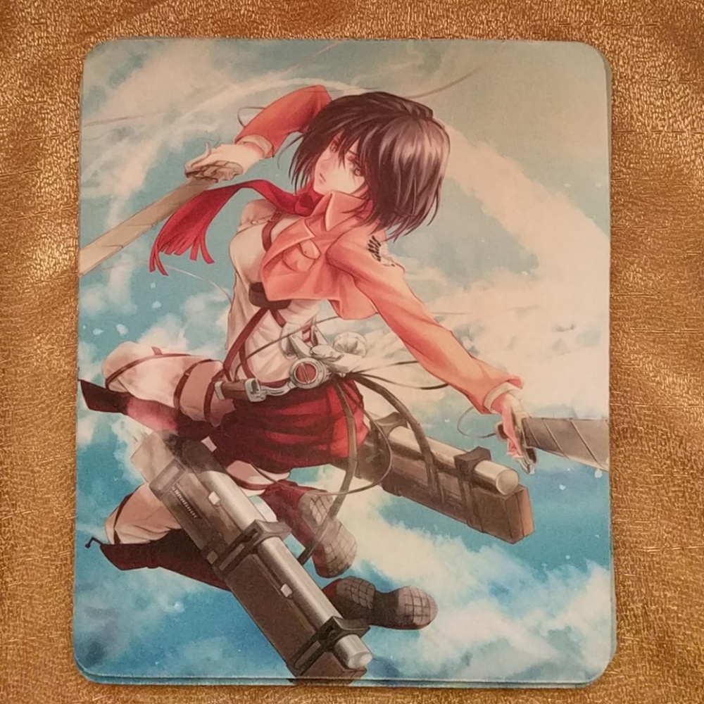 🆕 mikasa attack on titan mousepad