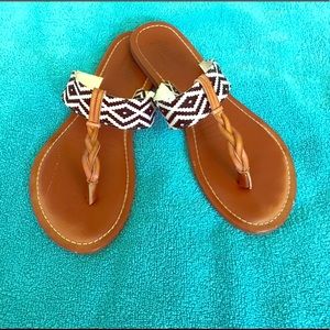 Aztec Sandals- sz 8