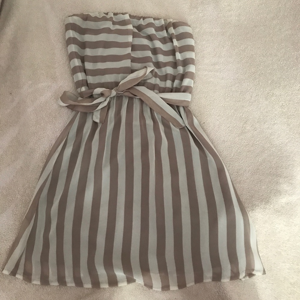 Tan Charlotte Russe Mini Dress