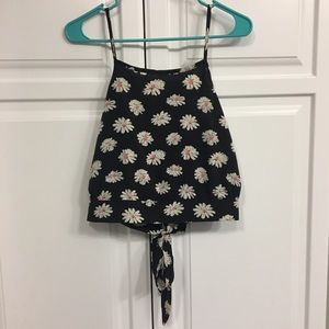 Flowered crop top
