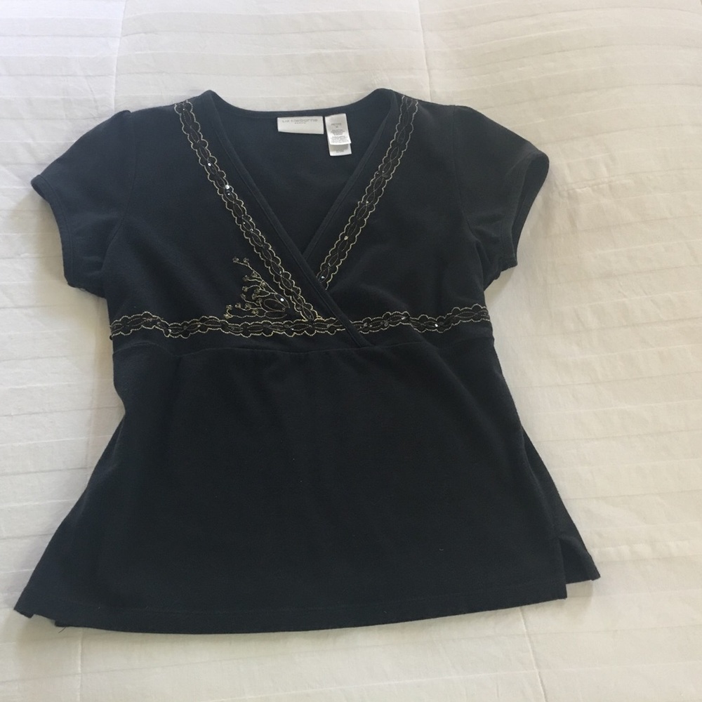 🛍SALE🛍 Liz Claiborne Embellished Tank Top