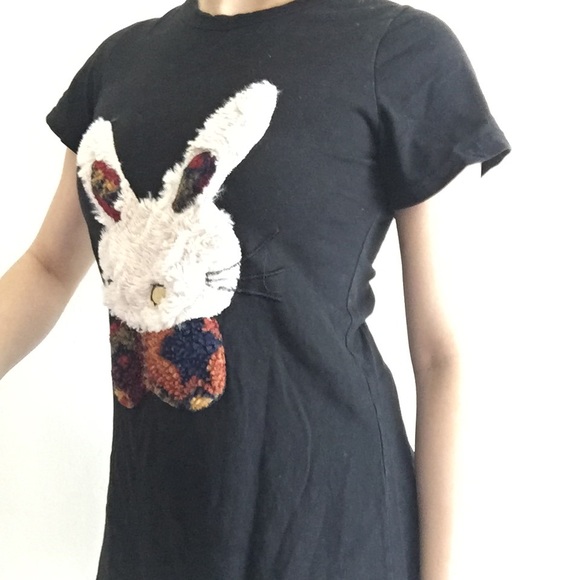 Cute bunny shirt dress - Picture 4 of 5