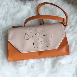 Cute orange crossbody bag