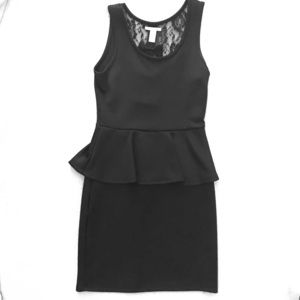 Black Dress with Lace Back