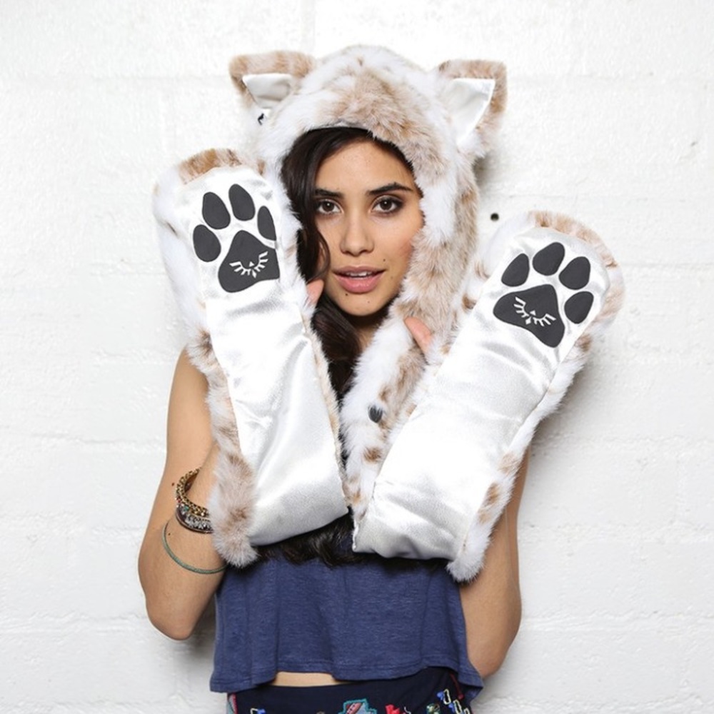 Snow Leopard SpiritHood