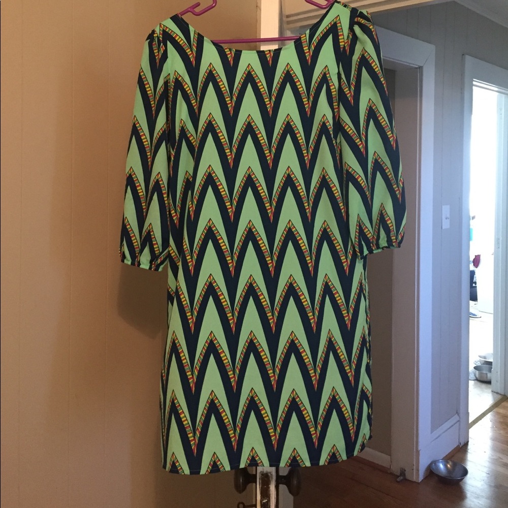 Quarter sleeve boutique dress