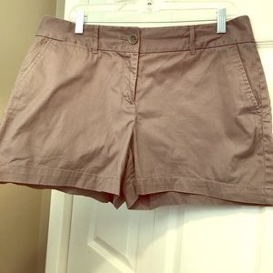 Ann Taylor LOFT Gray Riviera Shorts Size 10