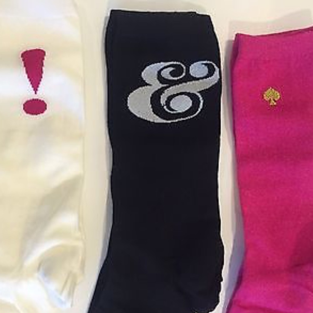 kate spade set of 3 crew socks. Price firm. - Picture 4 of 5