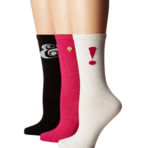 kate spade set of 3 crew socks. Price firm. - Picture 3 of 5
