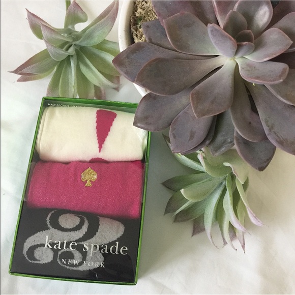 kate spade set of 3 crew socks. Price firm. - Picture 5 of 5