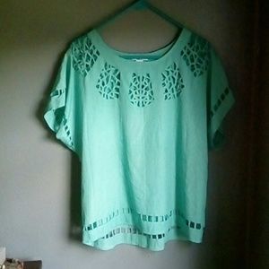 ASO Lydia Martin BarIII Cutout Blouse