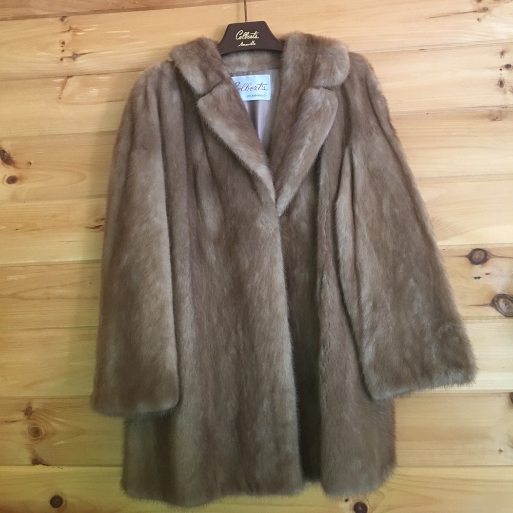 Genuine Mink Fur Coat