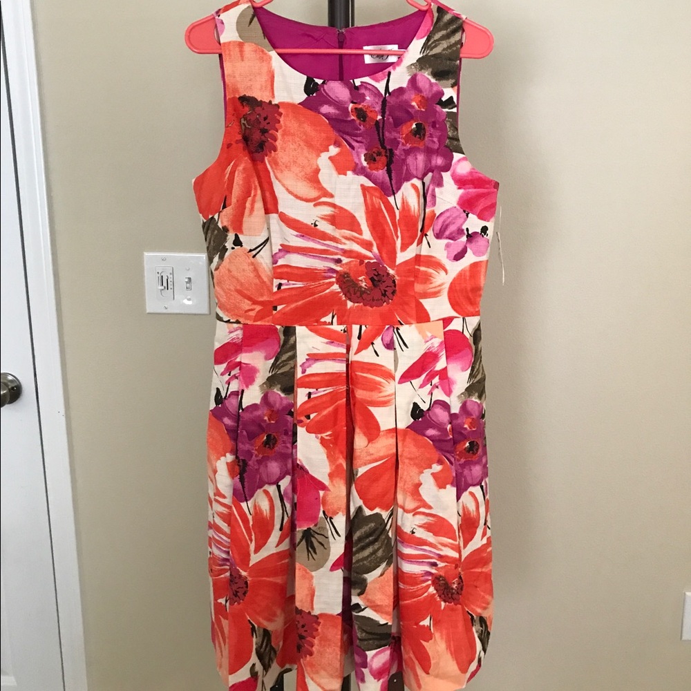 🌺ELIZA J 🌺 FLORAL PRINT PLEATED DRESS