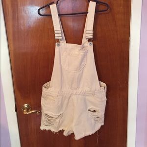 Missguided White Overalls. Size 10 US/14 UK. NWT!