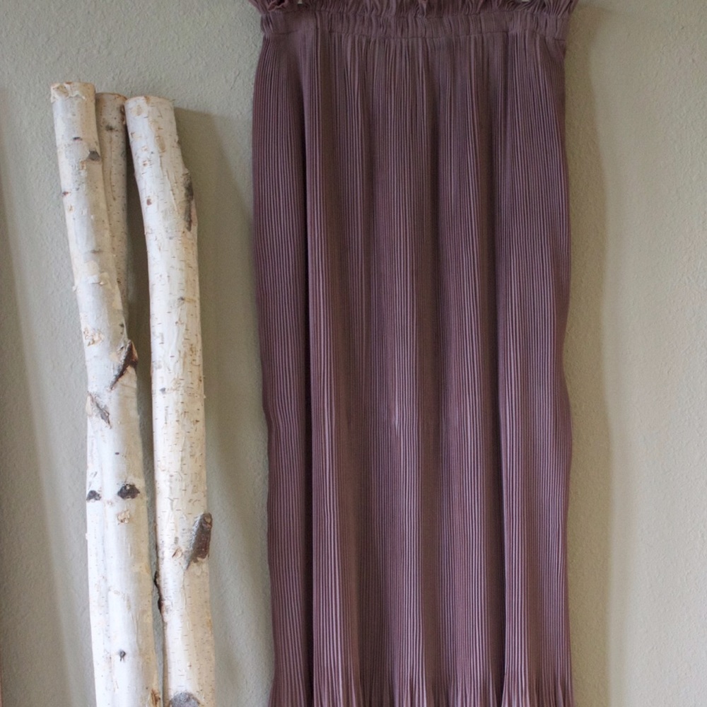 Ya Los Angeles Pleated Maxi Skirt