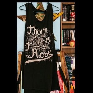 B1G1!!! H&M Graphic Muscle Tank Open Back Dress