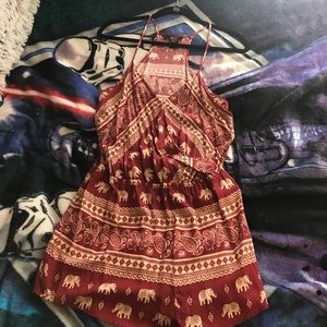 Spaghetti strap romper
