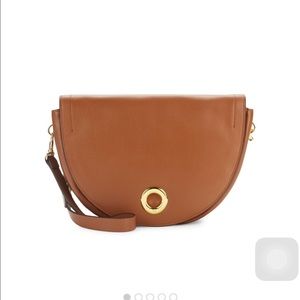 Haltone leather saddle bag