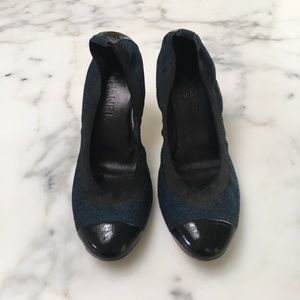CHANEL Denim Pumps
