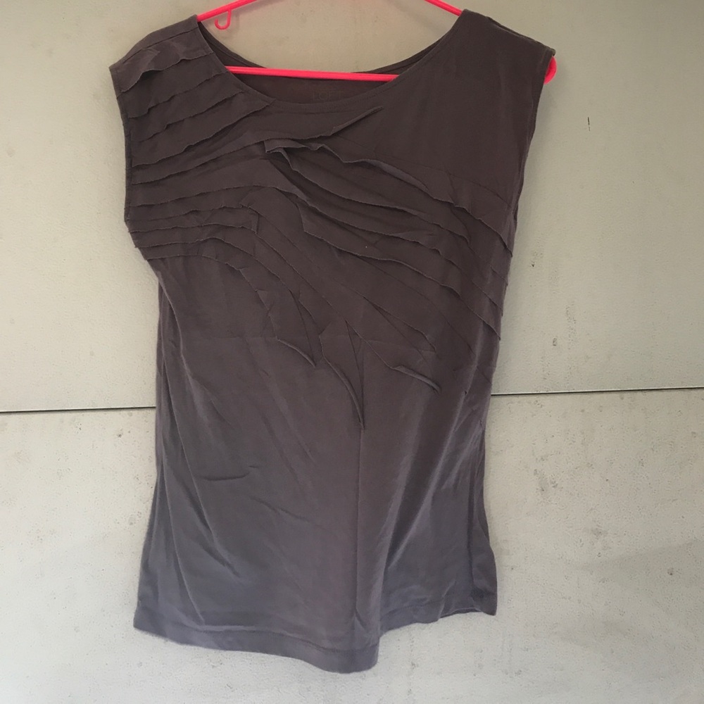 Loft mauve top