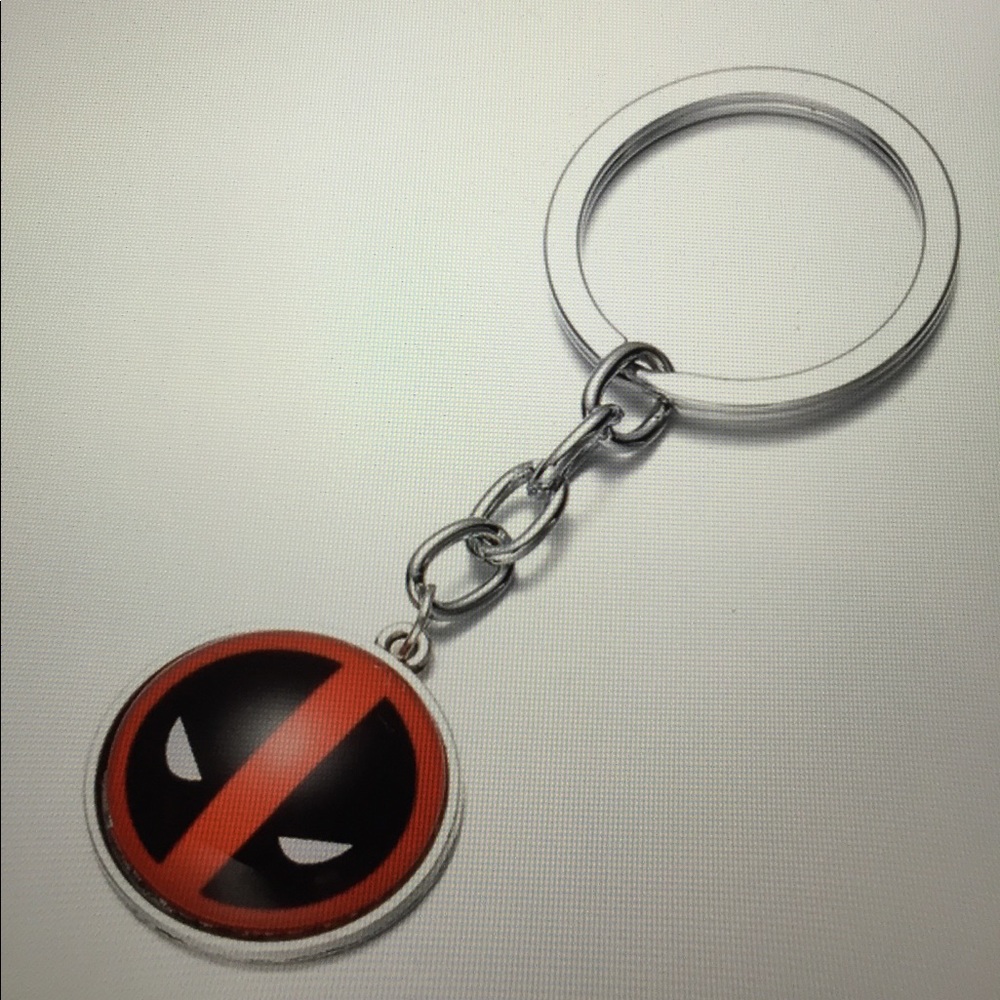Deadpool Alloy Dome Keychain/New