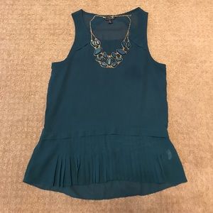 American Eagle Tank w/ Charming Charlie Necklace