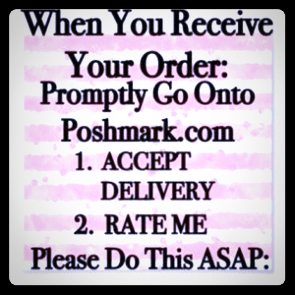 Please Accept your orders!!