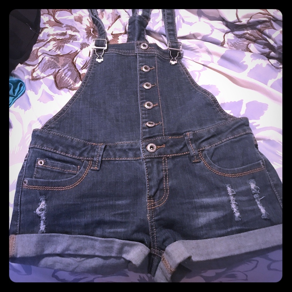 Never worn romper over alls
