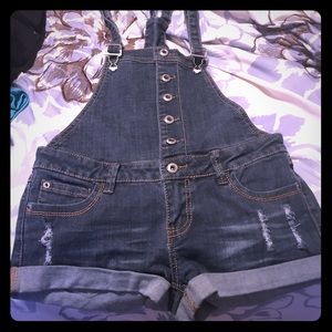 Never worn romper over alls