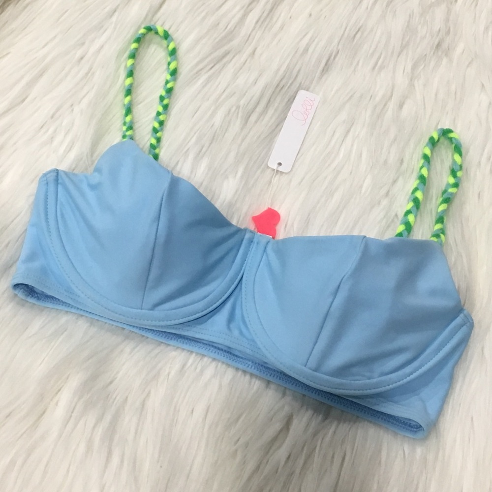 NWT Lolli Swim Choco Bikini Top