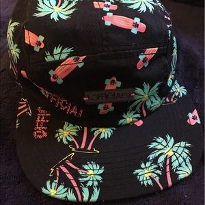Black Hawaiian 5 Panel Hat
