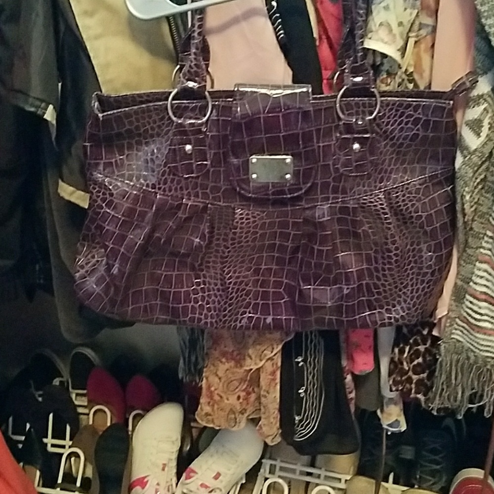 Purple purse