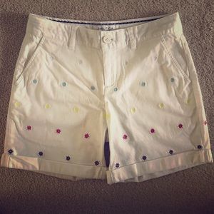 Nautica white patterned shorts