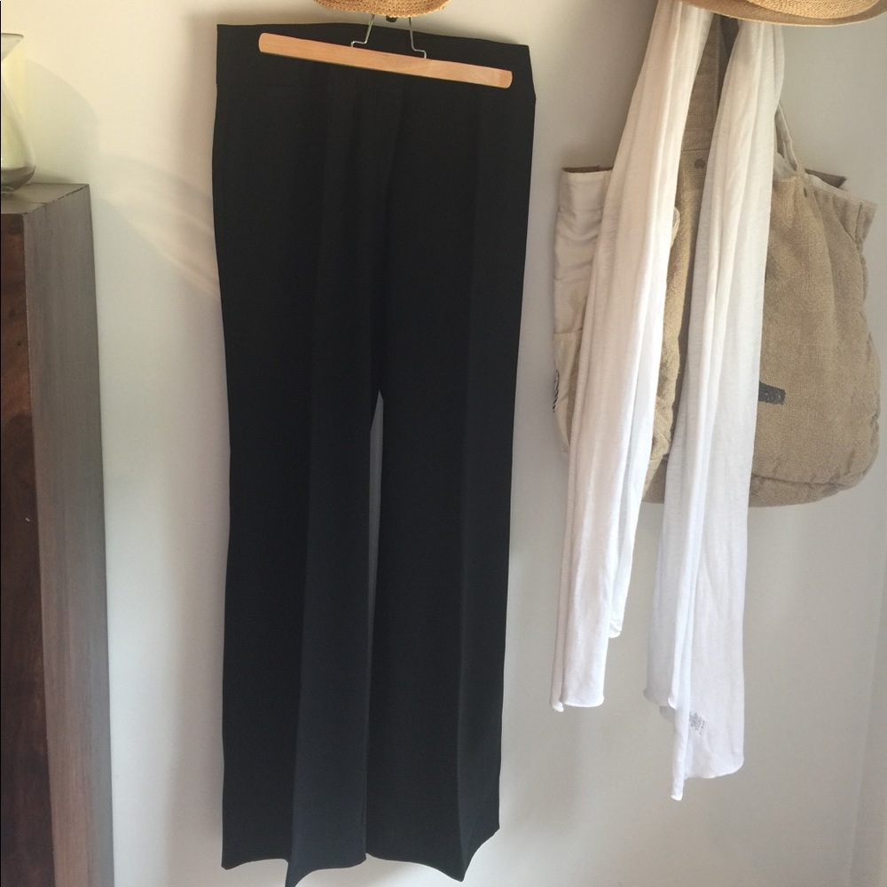 Eileen Fisher Black Wide Leg Trouser