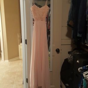 Light pink maxi dress