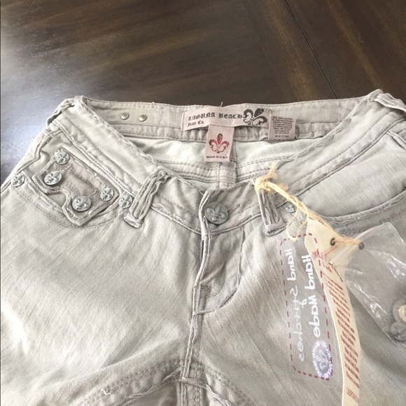 🛑SOLD🛑Gray slim fit Laguna beach jeans - Picture 5 of 6
