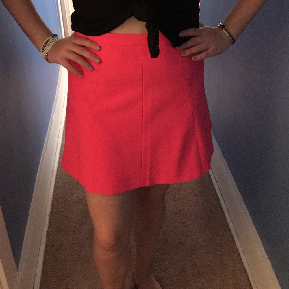 FINAL PRICE: Beautiful J. Crew neon pink skirt