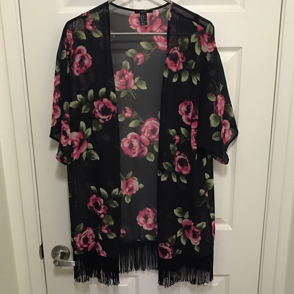 Black Rose Kimono