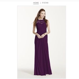 Beautiful Plum bridesmaid dress