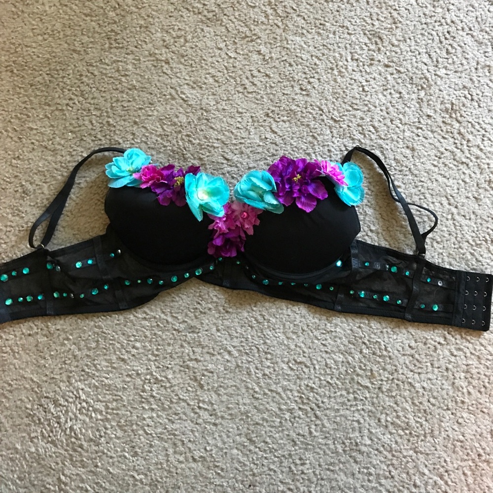Floral bra