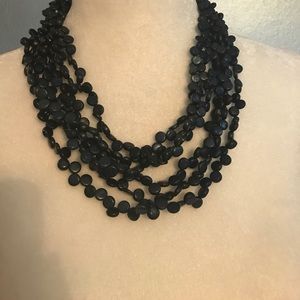 Navy Statement Necklace